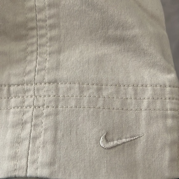 NIKE Golf Dri-Fit khaki ankle cotton blend flat front women’s pants Sz 8 M - Picture 10 of 10